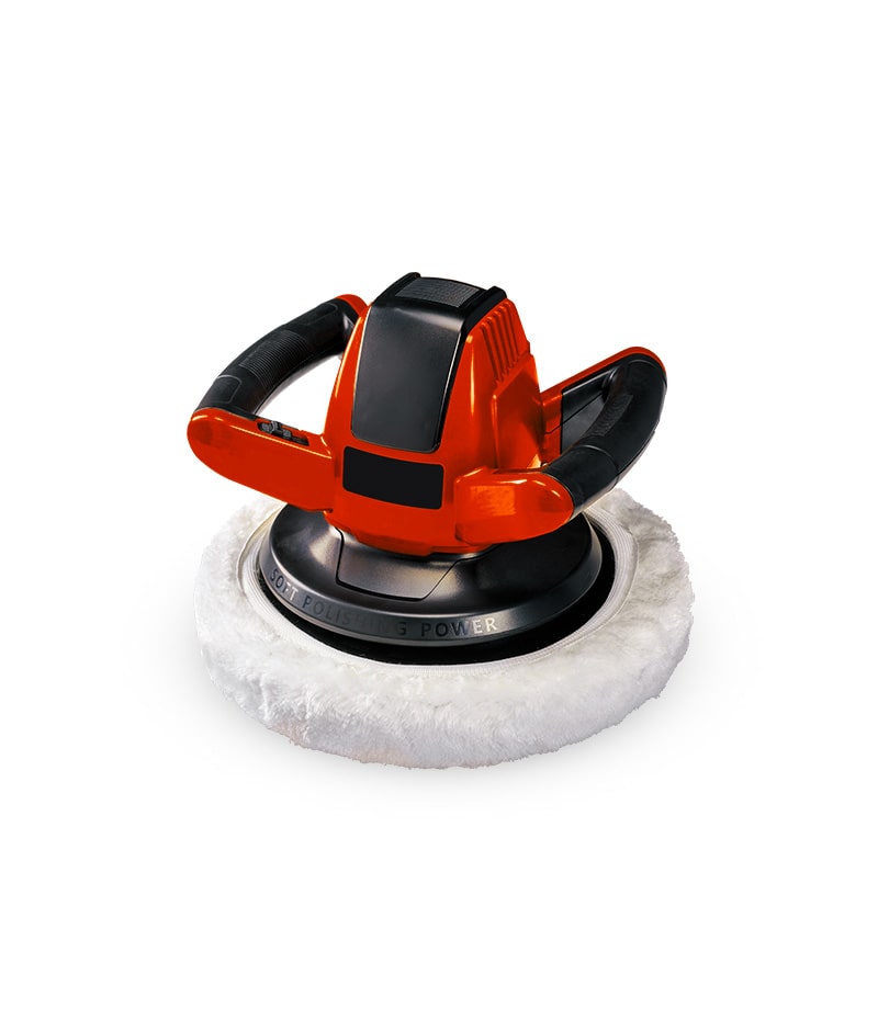 Dual-Handle Electric Car Polisher – 10” Orbital Buffer for Smooth Finishing